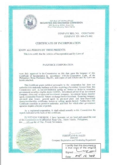 SEC REGISTRATION